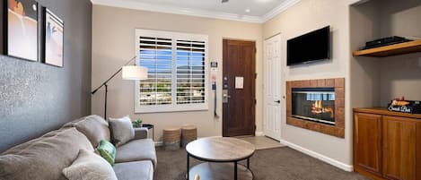 Smart TV, fireplace, offices