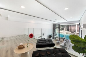 House, Balcony, Pool View | Interior - Elegant Pool Access Townhouse Near Beach (Bophut)