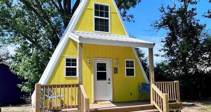 A-Frame Cottage with Deck in Charming Inspiration Village