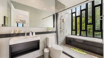 House, Balcony, Park View | Bathroom