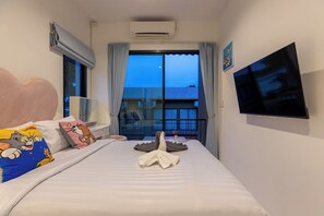 Ferienhaus, Balkon, Parkblick | Ausblick vom Zimmer