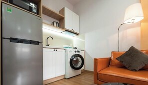 Apartemen, 1 Tempat Tidur Double, dapur, pemandangan kota | Interior