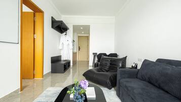 Phòng Suite, ban công, quang cảnh sông | Khu phòng khách