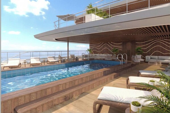 Outdoor pool - Doris Grand Cruise (Ha Long)