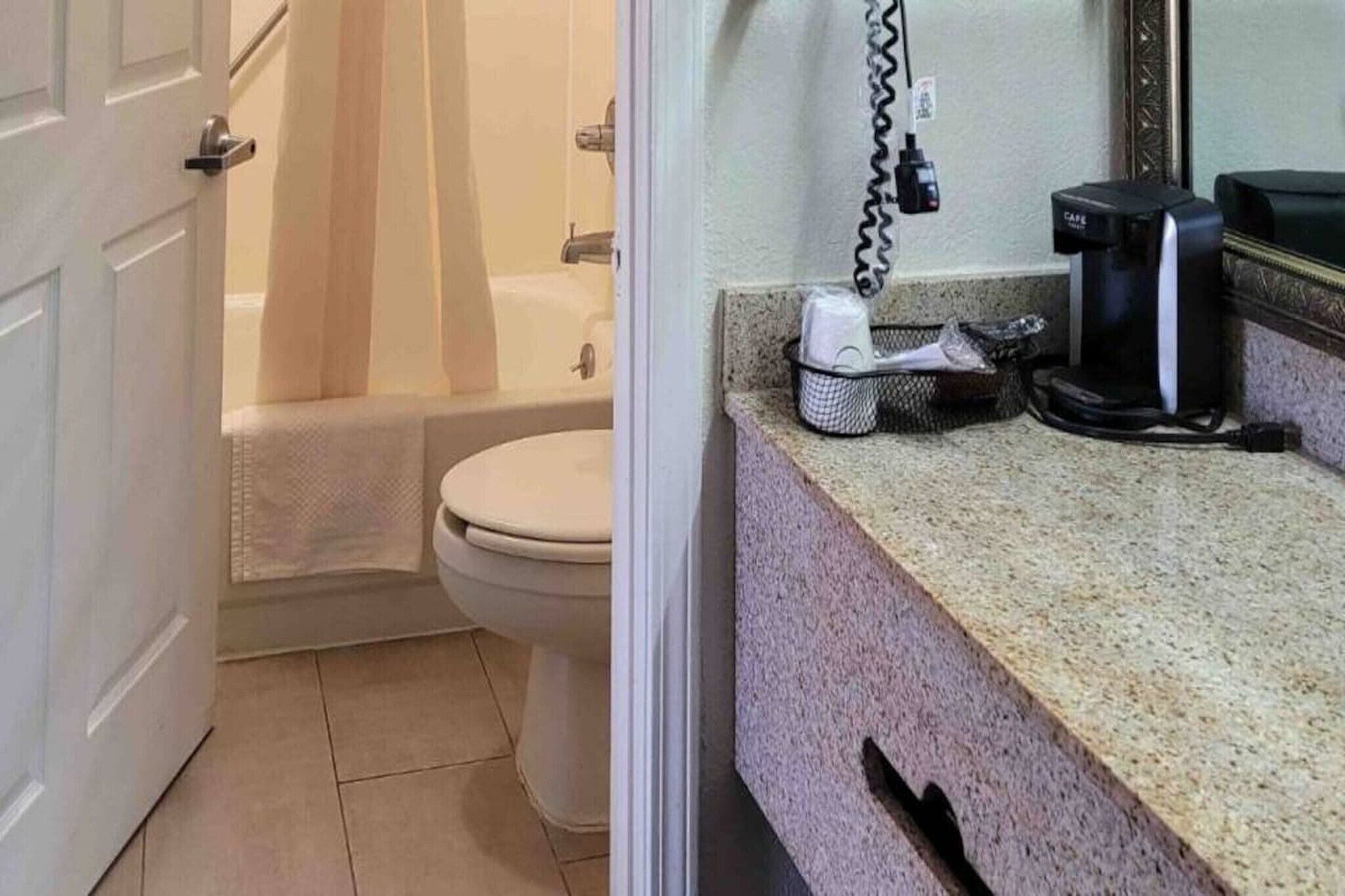 Shower, towels