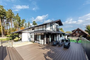 Outdoor dining - Spacious 3LDK accommodation facility with BBQ and  / Azumino City Nagano (Azumino City)