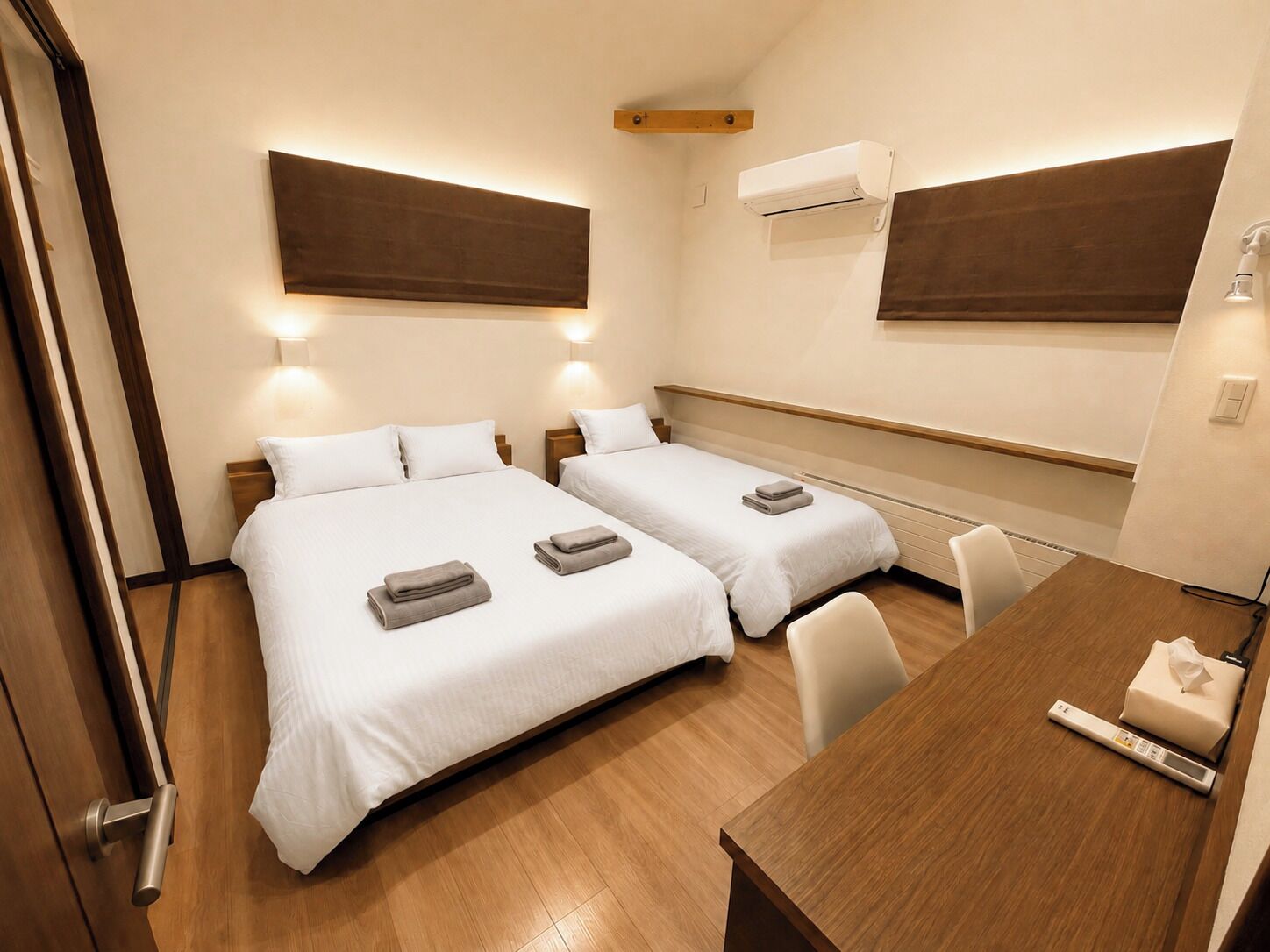 Desk, iron/ironing board, free WiFi, bed sheets