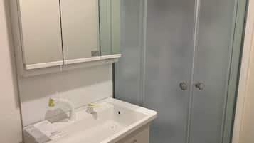 Hair dryer, towels