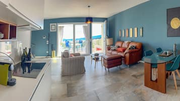 Deluxe House, Valley View | Living area | Flat-screen TV