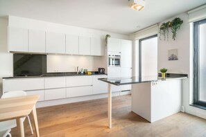 Apartment | Private kitchen - 2-bedroom Apartment in Central Location (Antwerp)