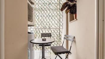 Kamar Double Deluks, pemandangan kota | Tempat makan