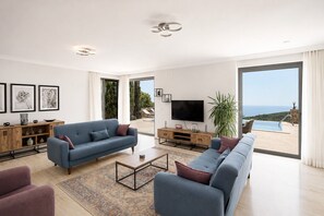 Villa, Sea View | Living area
