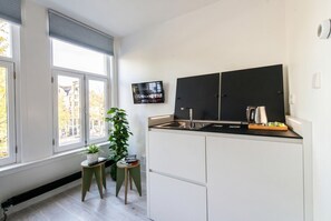 Interior - Canal-View Studio for 2 · Jordaan, Steps to Anne Frank House (Amsterdam)