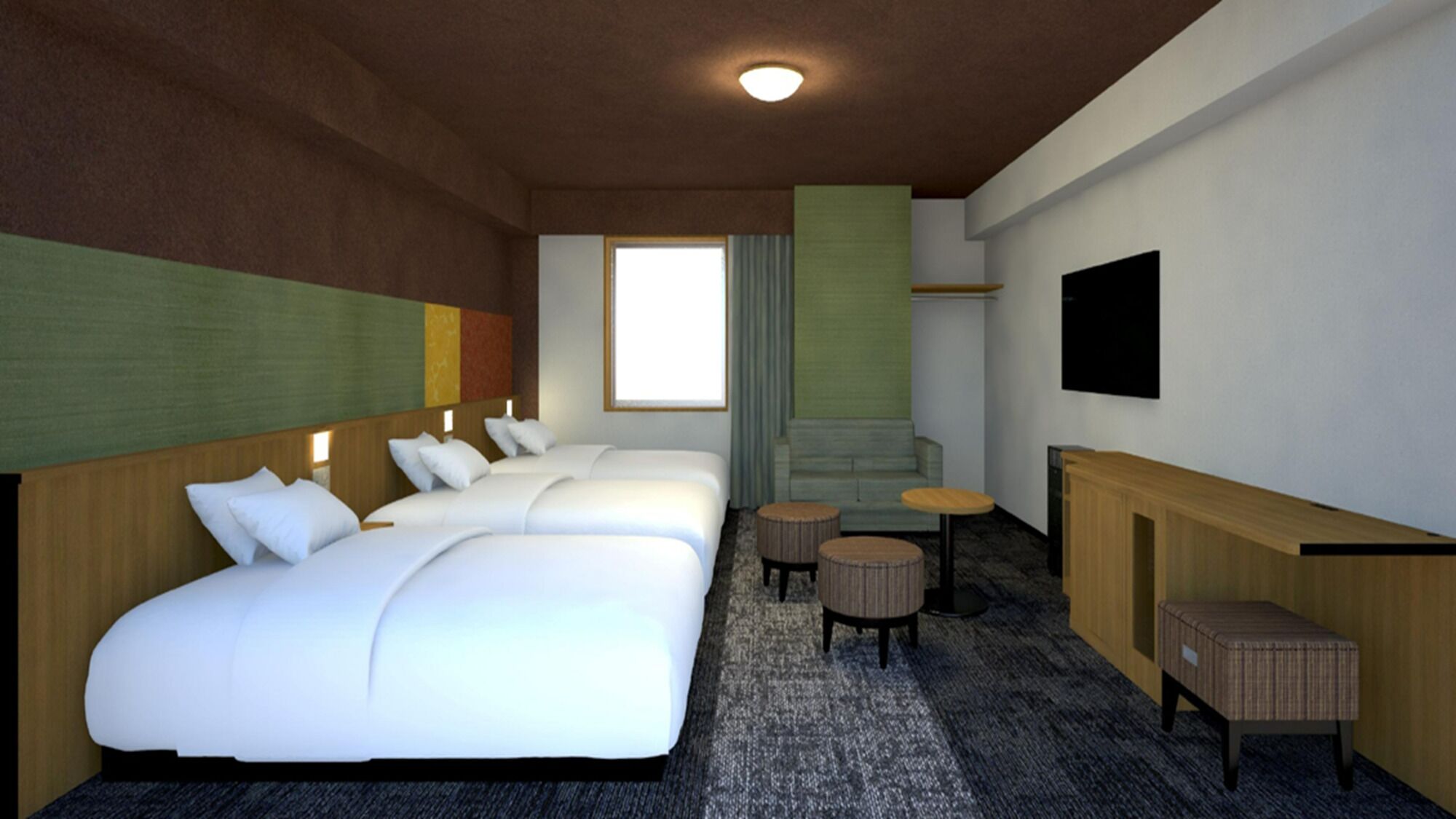 Dreibettzimmer | Zimmersafe, kostenloses WLAN