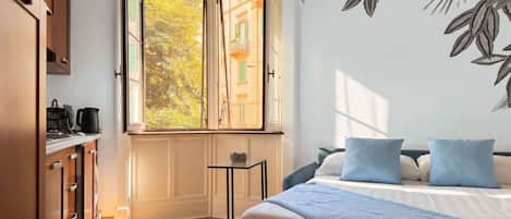 Iron/ironing board, WiFi, bed sheets