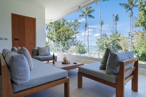 Terrace/patio - Modern 2BR Condo w/ Beach Views • Sol de Arena A6 (Las Terrenas)