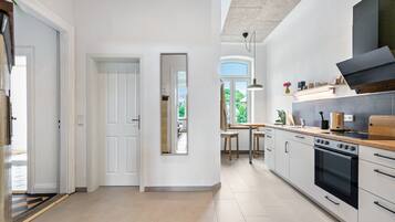 Kühlschrank, Ofen, Herdplatte, Geschirrspüler