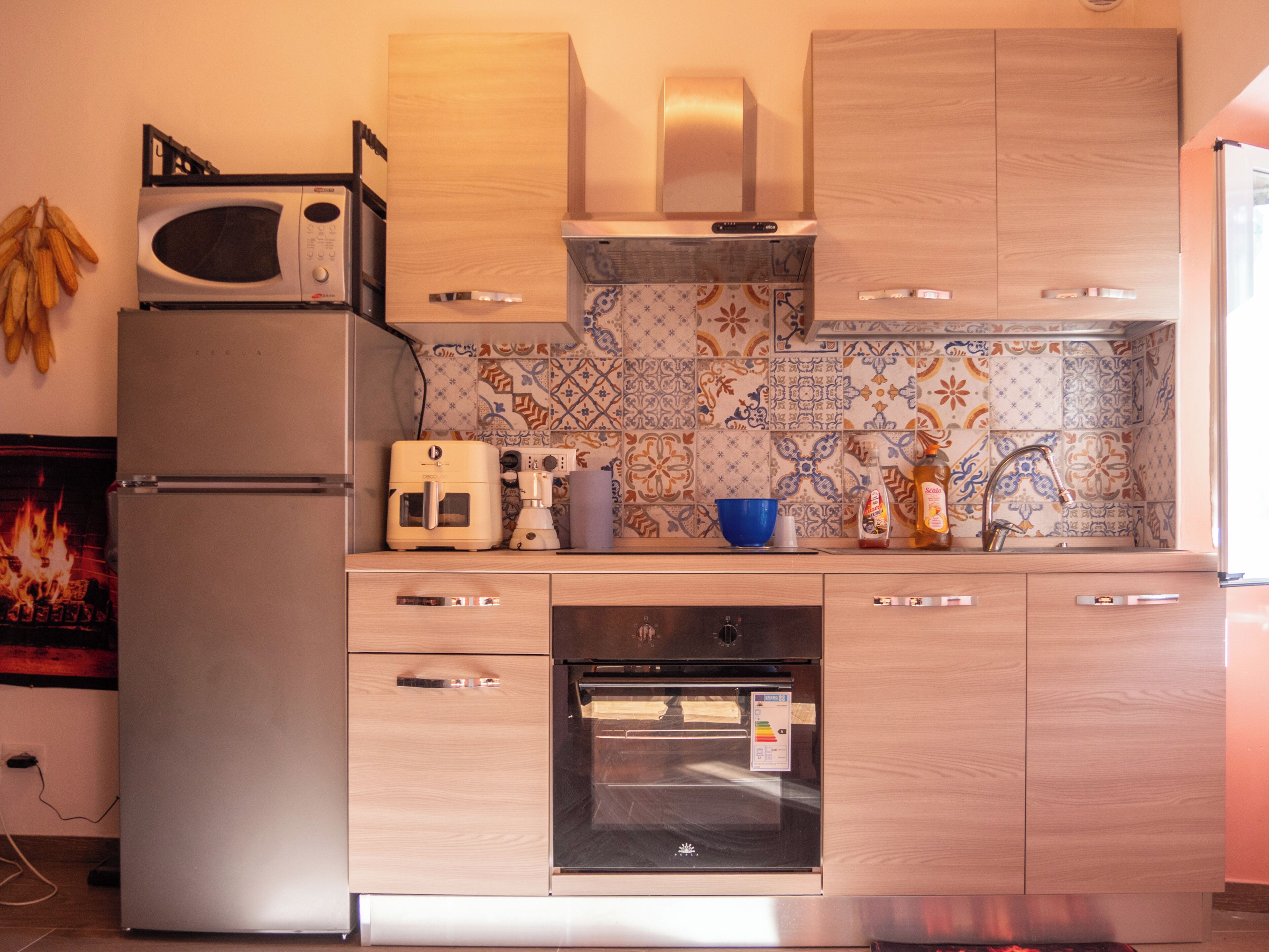 Apartemen, balkon, pemandangan kota | Dapur pribadi