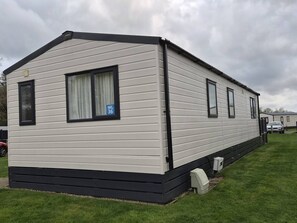 Cabin, 3 Bedrooms, Smoking, Patio | Exterior - Holiday Park Home With Private Hot Tub (Cirencester)