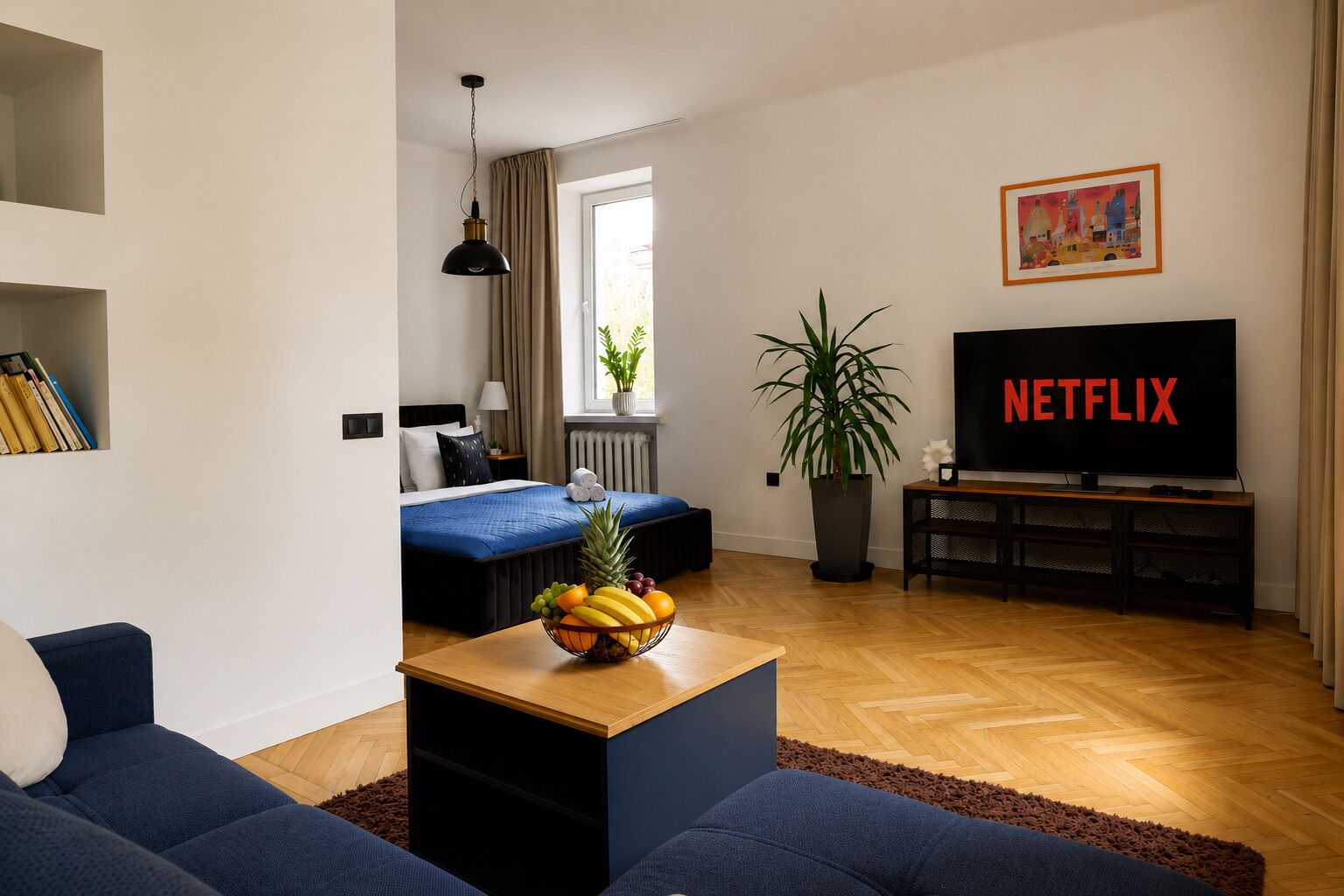 Superior Apartment, Courtyard View | Living area