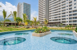 Apartment, 1 Bedroom, Accessible, Balcony | Pool | Outdoor pool - Luxury Apartment Suite With Ocean Views and Swimming Pools! (Santa Marta)