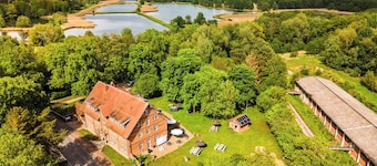 Hotel Bolter Mühle - double room Haferbuchte, gr. Garden, WLAN and parking for 3 guests