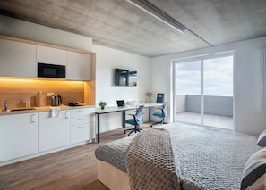 Desk, laptop workspace, free WiFi - Apartamenty Collegia Grunwaldzka (Gdańsk)