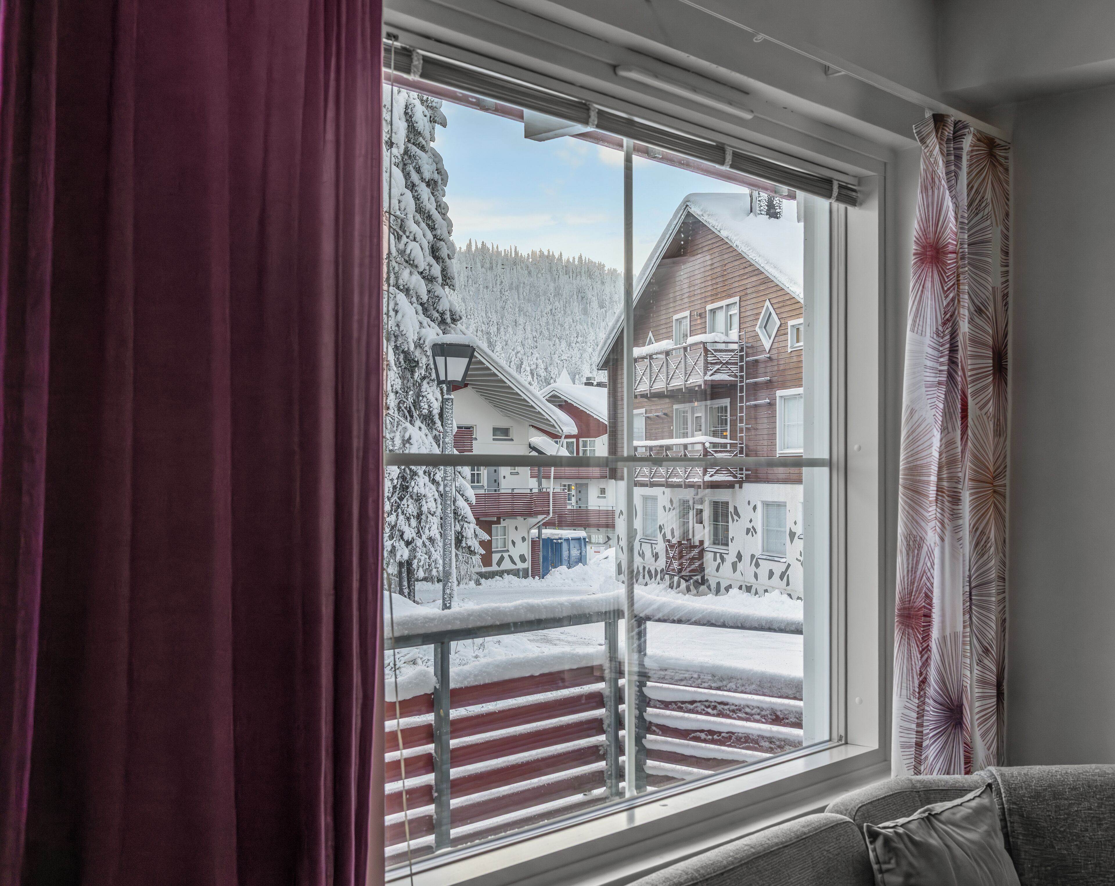 Leilighet – comfort, flere senger, badstue, bakgårdsutsikt | Utsikt fra rommet