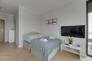 Studiosuite, Balkon | Bügeleisen/Bügelbrett, kostenloses WLAN