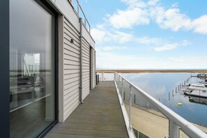 Terrace/patio - Modern apartment with exceptional sea view and balcony at Marina Wendtorf (Wendtorf)