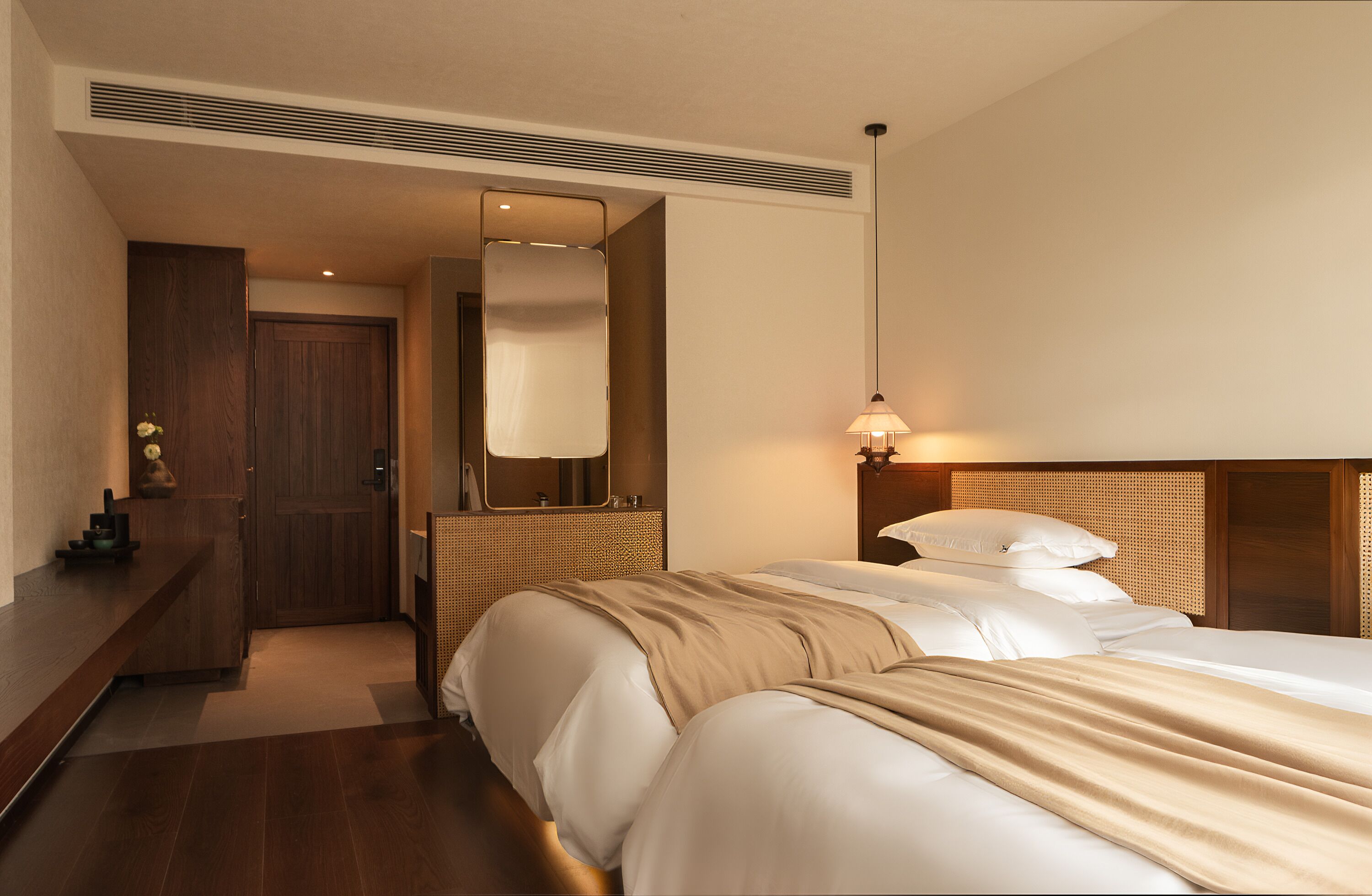 Standard Double or Twin Room, Courtyard View | Desk, laptop workspace, free WiFi