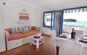 Apartment, 1 Bedroom, Balcony, Ocean View | Living room - Wonderful sea View Apartment in Savudrija (Umag)