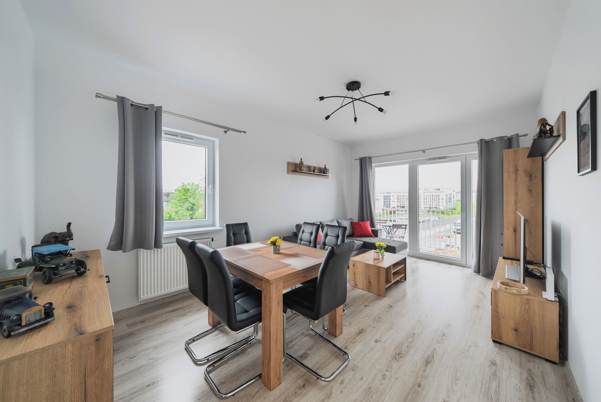 Apartment, Balkon | Wohnzimmer | Smart-TV