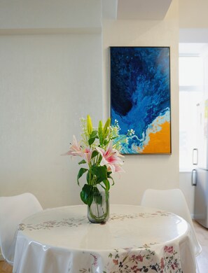 Dining - Bright & Spacious Apartment in Central UB + Workstation (Ulaanbaatar)