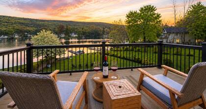 Lakefront | Hot Tub • Game Room • Sleeps 10