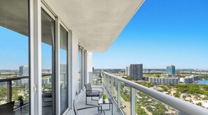 Apartment-balcony-views - City & Marina Views · 2BR Beachwalk Resort (Hallandale Beach)