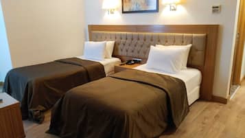 In-room safe, desk, laptop workspace, blackout drapes