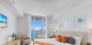 Desk, iron/ironing board, travel cot, WiFi - Waterway Views 2BR · Beachwalk High Floor (Hallandale Beach)