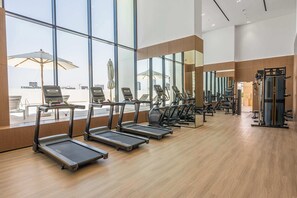 Fitness facility - Free housekeeping visits during your stay - StayShort - Studio in Jumeirah Village Circle for 2 with Balcony! (JVC)