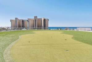 Golf - Ocean-view 3BR condo at Laketown Wharf with private beach access. Sleeps 10 (Panama City Beach)