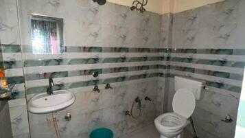 Shower, toilet paper