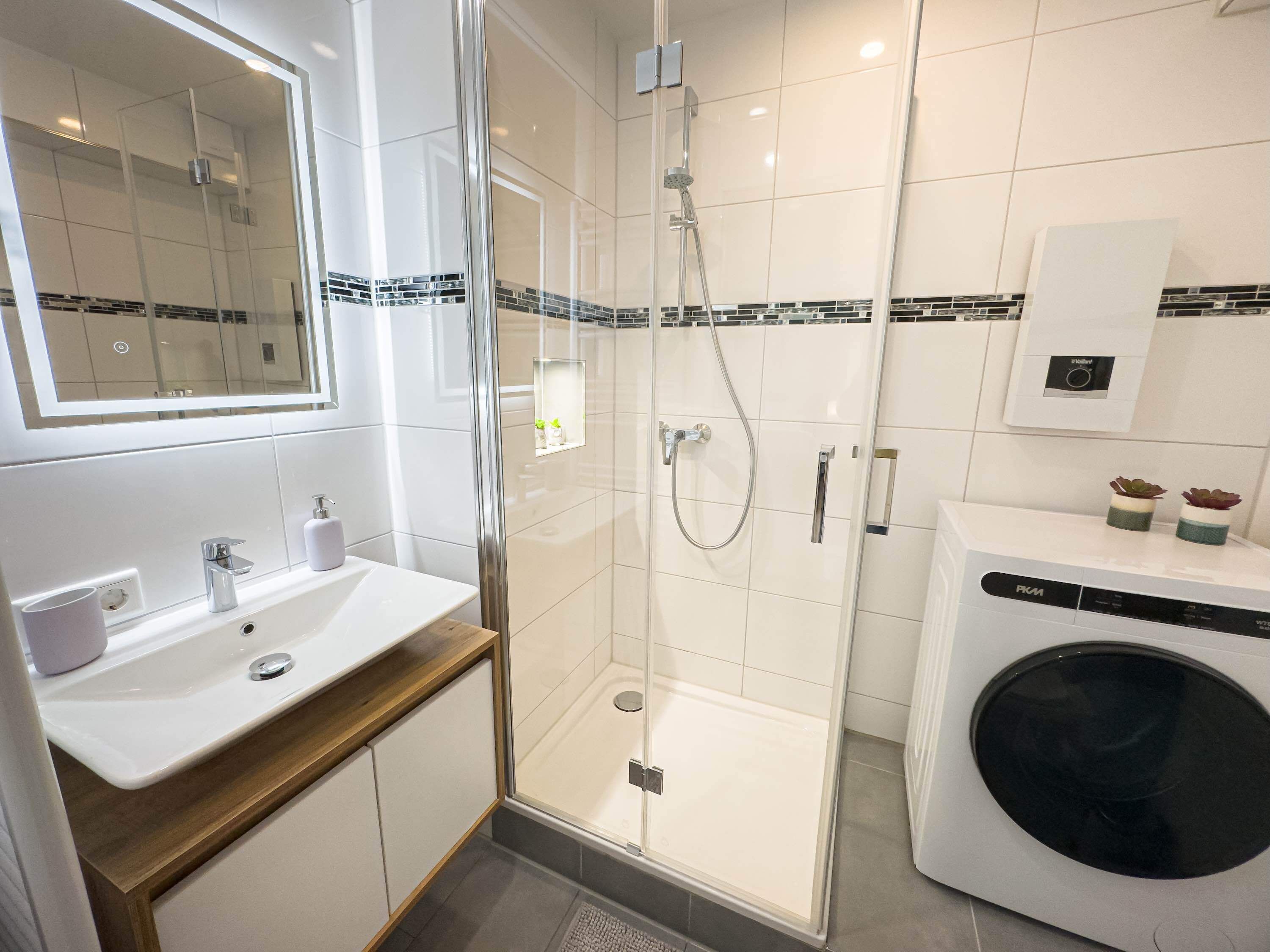 Appartement, 3 slaapkamers, balkon, uitzicht op de stad | Badkamer