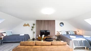 Apartment, 1 Schlafzimmer, Stadtblick | Bügeleisen/Bügelbrett, kostenloses WLAN