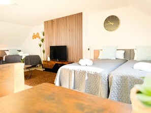 Apartment, 1 Schlafzimmer, Stadtblick | Bügeleisen/Bügelbrett, kostenloses WLAN