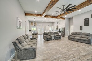 House (5 Bedrooms) | Interior - Spacious Barndominium Near Branson w/ Game Rooms (Omaha)
