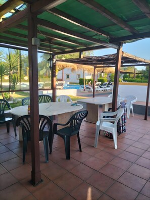 Servei de restauració a l'aire lliure