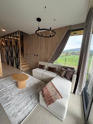 Living area - Osada Groń Luxury Villas by BQQK (Kościelisko)