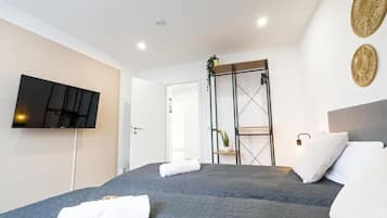 Apartment, 2 Schlafzimmer, Terrasse, Stadtblick | Schallisolierte Zimmer, Bügeleisen/Bügelbrett, kostenloses WLAN