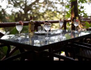 Outdoor dining - Depa 6 Personas Hermoso Sayulita/Aire acondiciona (Sayulita)