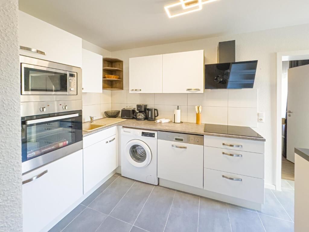 Appartement, 2 chambres, patio, vue ville | Cuisine privée